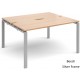 Adapt 1200mm Deep Sliding Top Back to Back Bench Desk